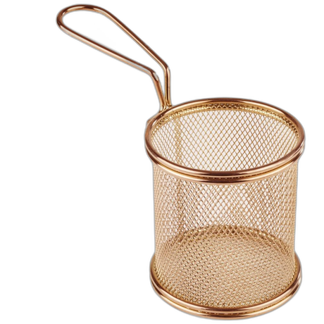 Snackholder Copper Fry Round Basket - Image 2