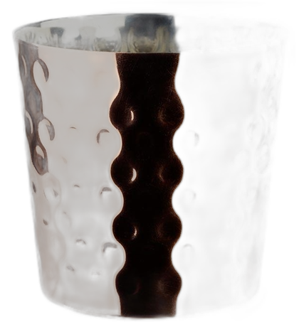 Copper Look Hammered Conic Chip Cup