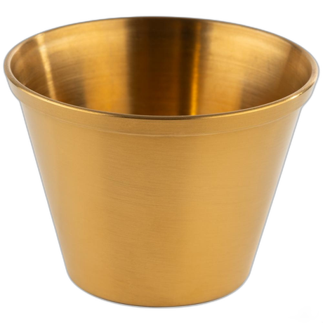 Gold Conic Dip Pot, 6 Pcs