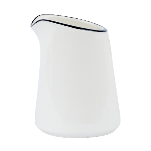 Modest Black Unhandled Jug