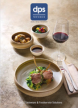 Olive Flat Plate with lamb chops and wine