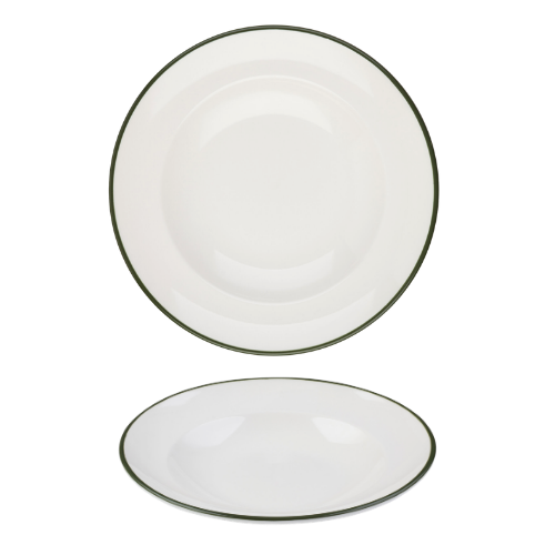 Modest Green Pasta Plate