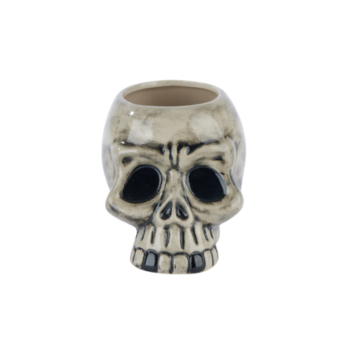 Ceramic Skull Tiki Mug