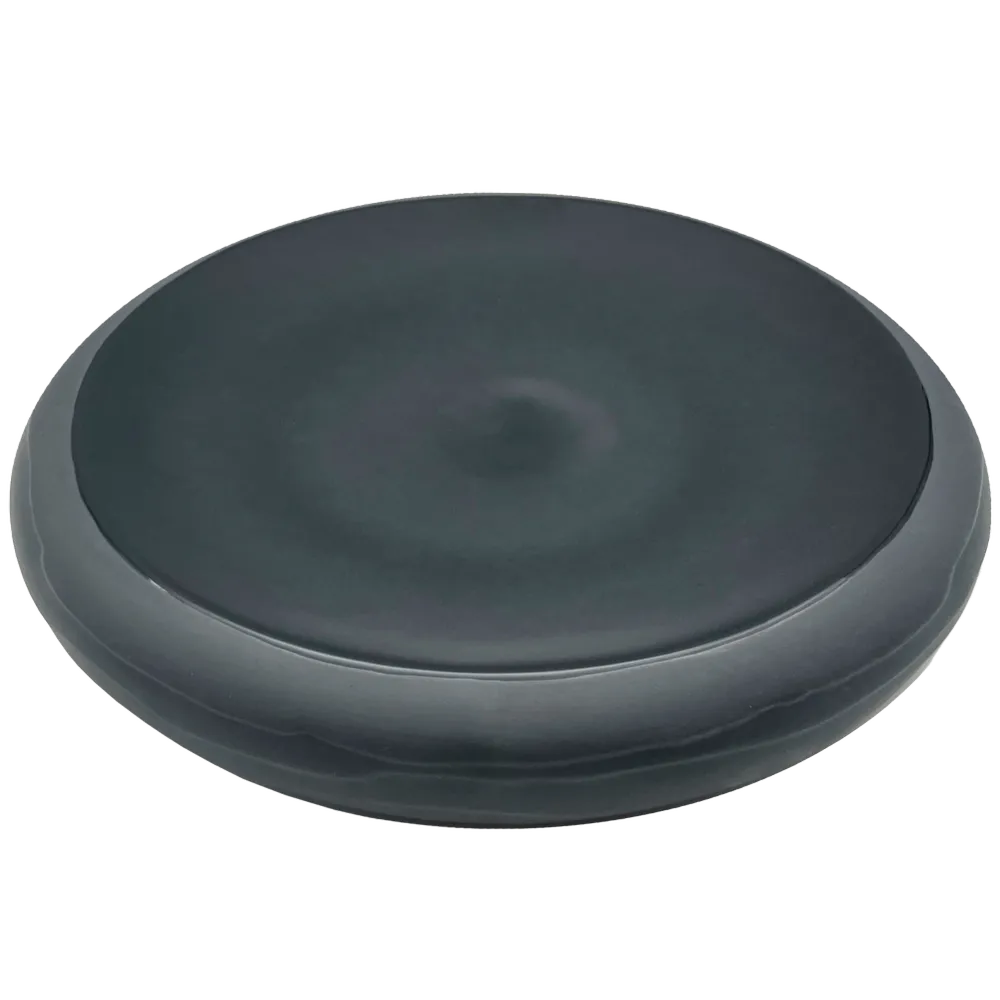 Terra Black Round Plate