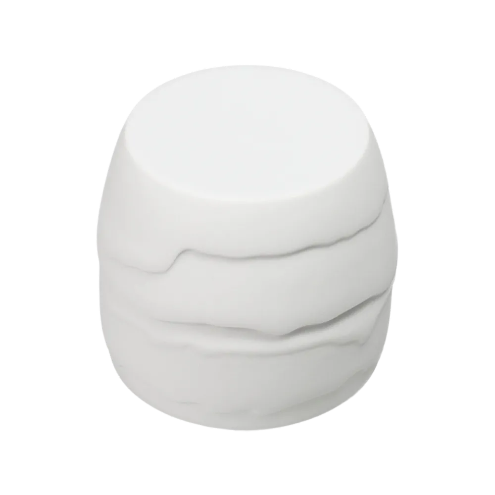 Terra White Round Podium
